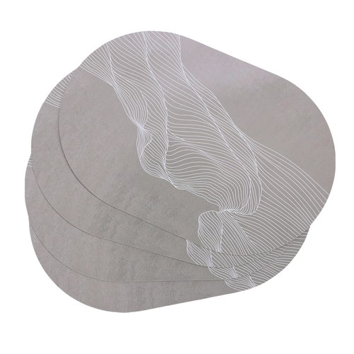 Elegant oval placemats - oval,