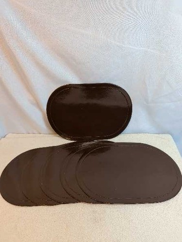 Set chocolate brown oval - of, 6