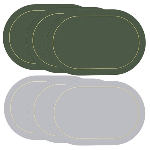Premium leather placemats - pu,