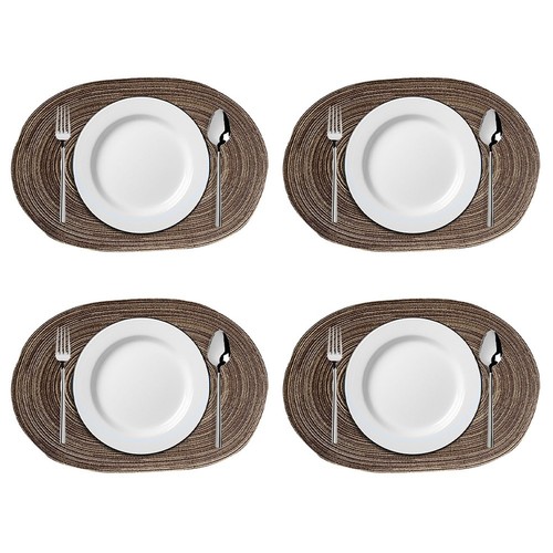 Oval placemats pack 18x12 - 4,