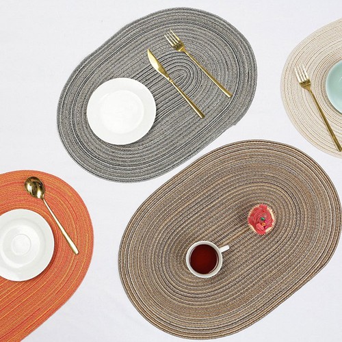 Dining room oval - dining, placemats