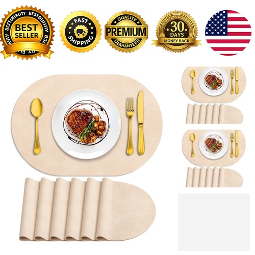 Heat resistant oval placemats - resistant,