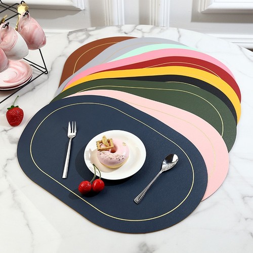 Premium leather placemats - premium, pu