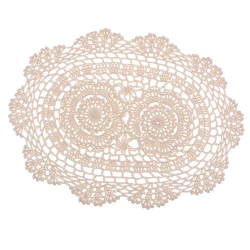 Lace placemats oval 25x35cm - oval,