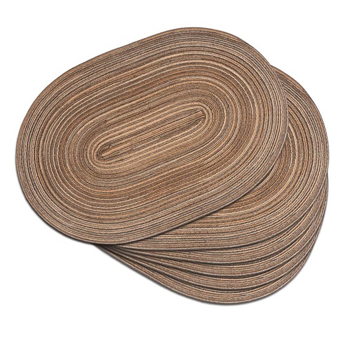 Oval braided placemats 12x18 - placemats,