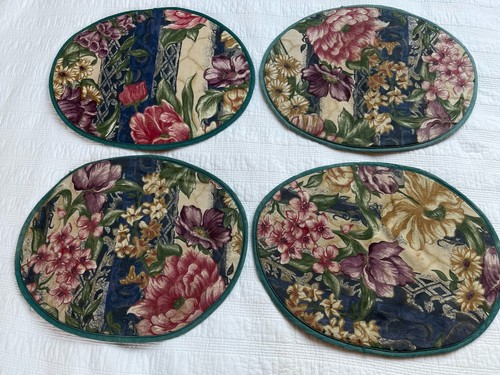 Vintage 80s 90s floral quilted - 80s,