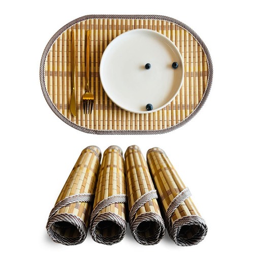 Wooden placemats rustic - wooden,