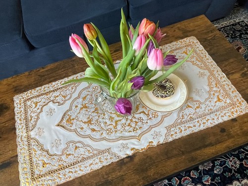 Coffee dining table place - table, mat