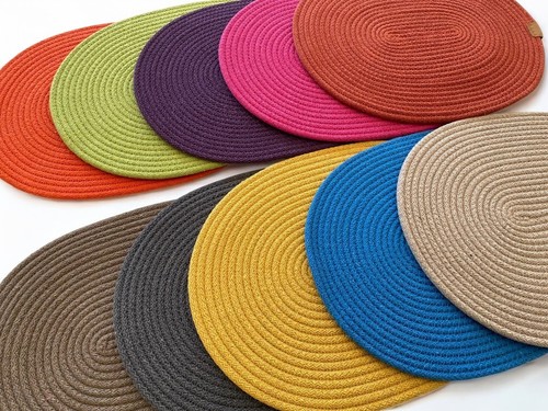 Oval cotton rope - cotton, placemats