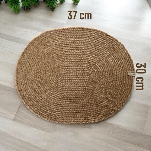 Set handmade oval jute - 6,