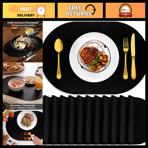 Set oval placemats - of, 12