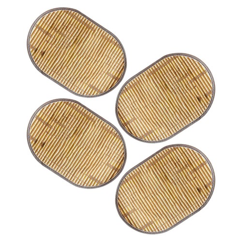 4pcs reusable bamboo - bamboo, table